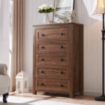 Farmhouse 5 Drawer Dresser, 48